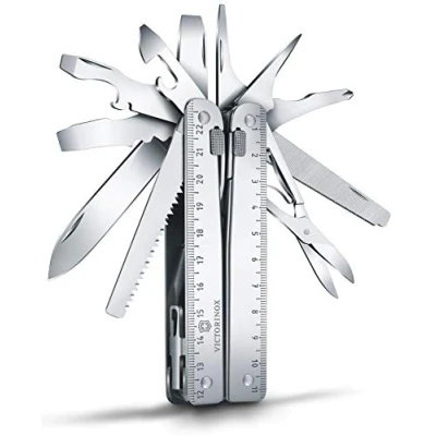 Imagen de Victorinox, Swiss Tool, Multiherramienta de Bolsillo Suiza, Multifunción, 26 Funciones, Alicate multiuso punta fina, Bloqueable