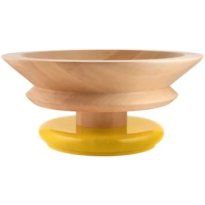 Imagen de Alessi Bowl Twergi ES15 Yellow ø 30 cm by Ettore Sotsass