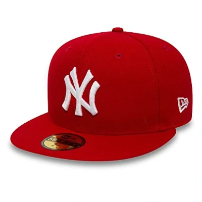 Imagen de New Era York Yankees Cap 59Fifty Basecap Baseball Fitted Kappe MLB Rot 7 3/8 59cm (L)