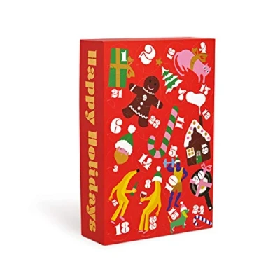 Imagen de Happy Socks 24 Pack Days of Holiday Gift Set Calcetines, Multi, 36 40 para Mujer
