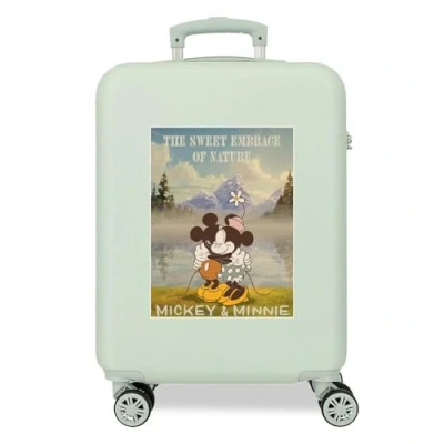 Imagen de Disney Minnie The Nature Maleta de Cabina Verde 38x55x20 cms Rígida ABS Cierre combinación Lateral 34L 2 kgs 4 Ruedas Dobles Equipaje Mano