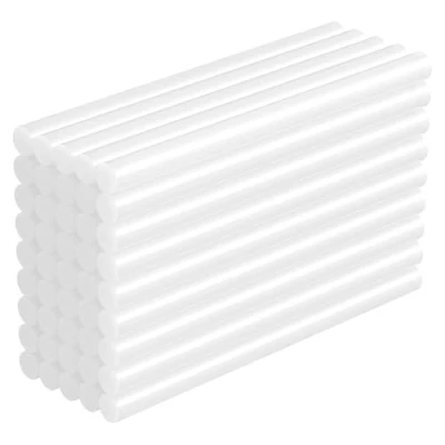 Imagen de Riloventa 90 piezas Pegamento Termofusible 11 x 200mm, barras de Caliente Transparente para Pistola Caliente, silicona Bricolaje, Sellado y Fijación