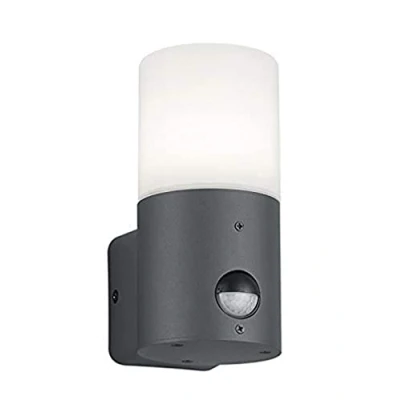 Imagen de Trio Leuchten Hoosic Lampara de Pared Exterior, Gris Oscuro/Blanco