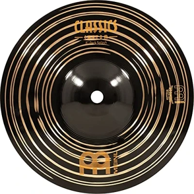 Imagen de Meinl Cymbals Classics Custom Dark Plato Splash de 8 pulgadas (20,32cm) Platillos Batería Bronce B12, Acabado Oscuro (CC8DAS)