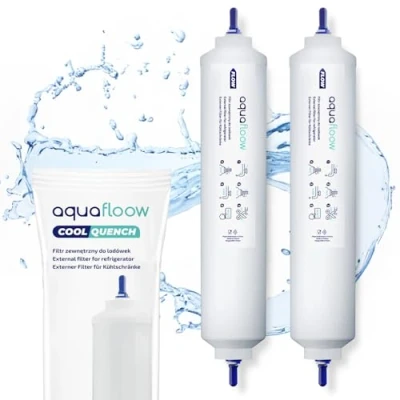 Imagen de Aquafloow Filtro de agua para Frigorífico Samsung DA29 10105J HAFEX/EXP WSF 100, DA2910105J, 5231JA2010B, 5231JA2010C, USC100, 2 Unidades