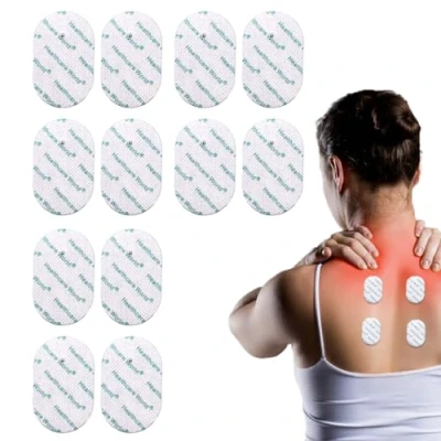 Imagen de Healthcare World Oval Stud Tens Electrode Pads Set of 12 by