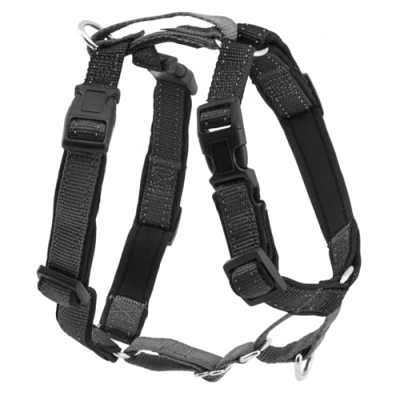 Imagen de PetSafe 3 en 1, Arnés Antitirones Para Perros, Ajustable, Acolchado, Reflectante, Cinturón de Seguridad Coche, Correr y Pasear Negro, S