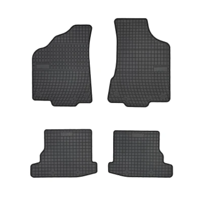 Imagen de FROGUM 0402 Juego de alfombrillas suelo Caucho delante y detrás 4 negro Adaptado VOLKSWAGEN: Polo III Hatchback