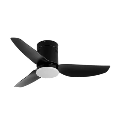 Imagen de Abrila Ventilador DC BORAX con tres Aspas en Color Negro Luz 6 Velocidades Ajustables 3 Temperaturas de Seleccionables Mando a Distancia Incluido