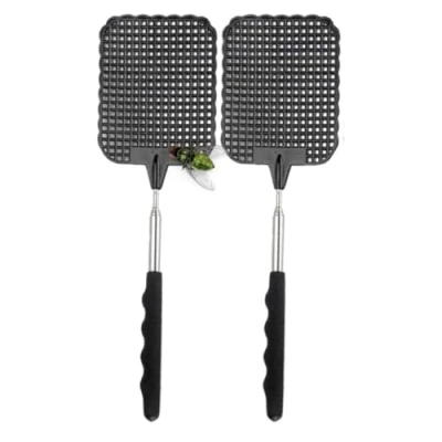 Imagen de 6X XXL 75 cm matamoscas telescópico Extensible, atrapamoscas protección contra Moscas Insectos, Moscas, Mosquitos, Avispas