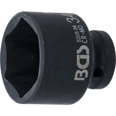 Imagen de BGS 5205 34 Llaves de vaso impacto hexagonal entrada 12,5 mm (1/2&quot;)