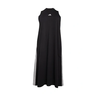 Imagen de adidas Sportswear Essentials 3STRIPES Racerback Vestido de deporte, Mujer, Talla: 56 58, Black/white