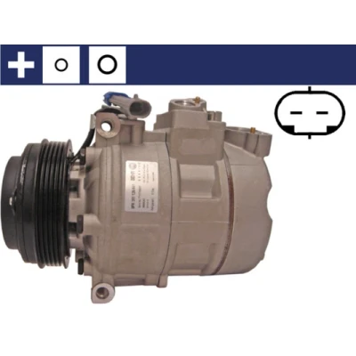 Imagen de MAHLE ORIGINAL ACP 1004 000S Compresor de Aire Acondicionado 7SBU16C 12 PAG 46 R 134 A con junta anular OPEL: Zafira