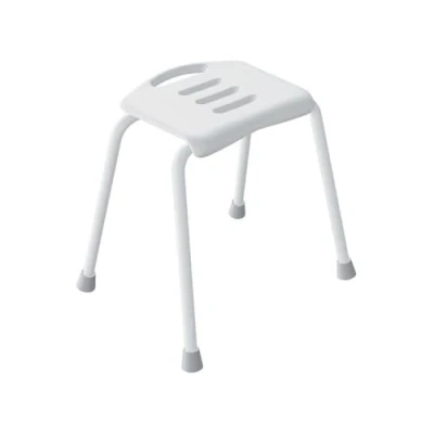 Imagen de Spirella colección Vivawell, baño Base 42x54x48 (Asiento 36,5x28,5), Acero Revestido, Inoxidable, Blanco