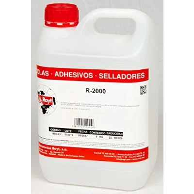 Imagen de Rayt 1900 23 R 2000 Fijador Antideslizante para losetas y Lamas autopotantes de moquetas PVC. Gran Fuerza sujeción. SIN disolventes. Uso Interiores, Blanco