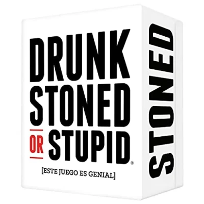 Imagen de Cojones Games Drunk, stoned or stupid Juego de Cartas para Fiestas con Amigos A Partir 18 Años 4 Jugadores 30 Minutos por Partida Español