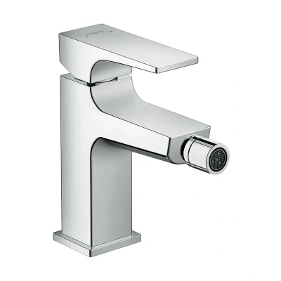 Imagen de Hansgrohe 32520000 Metropol grifo de bidé con vaciador Push Open, cromo