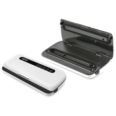 Imagen de Camry CR4470 Envasadora al Vacío para Alimentos Automática Doméstica, Sellado Automático, Seco y Líquidos, Sous Vide, 110W, Incluye 5 Bolsas 20x30 cm, Rollo 20 x 200 cm