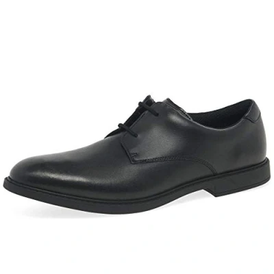 Imagen de Clarks Scala Loop Y, Zapatos de cordones derby Niños, Negro (Black Leather), 36 EU Ancho