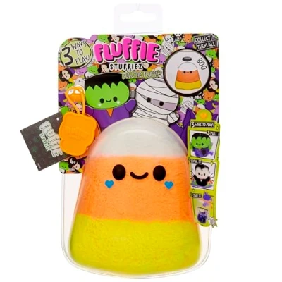 Imagen de Fluffie Stuffiez Halloween Candy Corn Pequeño Peluche Coleccionable Sorpresa al Abrir la Caja Blando ASMR Abrazable DIY, Piel para Tirar Niños +4 Años y Coleccionistas