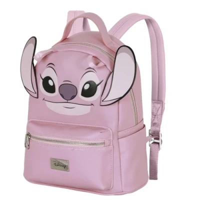Imagen de Karactermania Lilo and stitch Mochila escolar para niños, Talla: One Size, pink