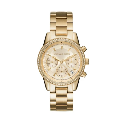 Imagen de Michael Kors RITZ Cronógrafo goldcoloured, Mujer, Talla: One Size, Gold coloured