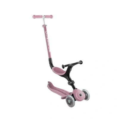 Imagen de Globber GOUP Active Eco Patinete escalable de 3 Ruedas con Asiento, para niños 15 Meses a 6 años, Rosa