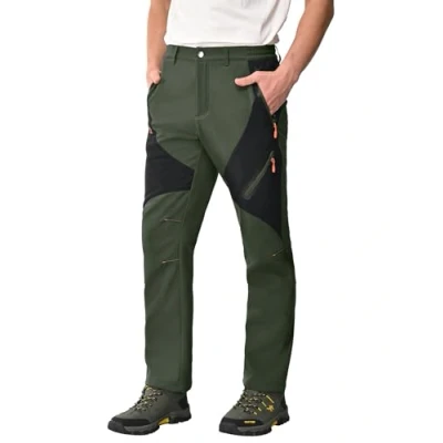 Imagen de Zoofly Pantalon De Montaña Hombre Impermeables Invierno Calentar Trekking Impermeable Termico Pantalón Pantalones Tacticos Militar