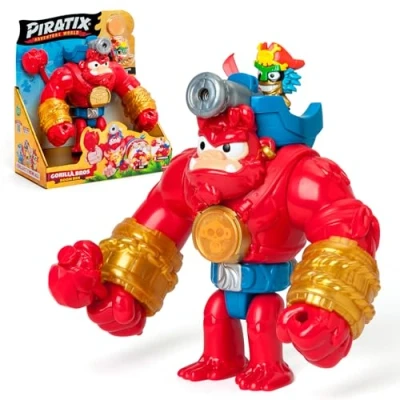 Imagen de Piratix Boom Ben Gorila articulado Que golpea horizontalmente y con un Disparador. Incluye 1 Gorila, Exclusivo, Tesoro Exclusivo proyectil
