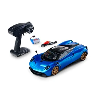Imagen de Carson 500404306 1:14 Pagani Huaira 2.4G 100% RTR Azul Coche teledirigido, iluminación LED, RC, vehículo RC 1:14, Juguete teledirigido