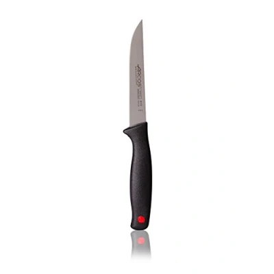 Imagen de Arcos Monaco, Cuchillo para Verduras, Acero Inoxidable Nitrum 110 mm, Mango Color Negro