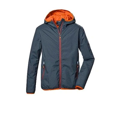 Imagen de killtec Nino Chaqueta funcional/chaqueta outdoor con capucha KOS 279 BYS JCKT, dark petrol, 140, 41465 000