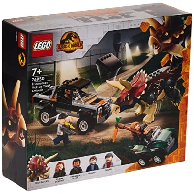 Imagen de LEGO 76950 Jurassic World Triceratops Ataque camión Ambush 210 piezas