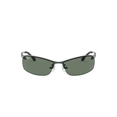 Imagen de Rayban Gafas de sol Rectangulares RB3183 Top Bar, Grey (004/71 Gunmetal)