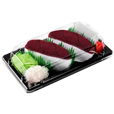 Imagen de Rainbow Socks Mujer Hombre Calcetines Sushi Atún 1 Par Tamaño 41 46
