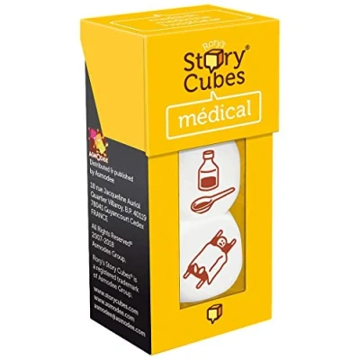 Imagen de Asmodee Story Cubes Médico, Juego de Dados (STOEX06MLA)
