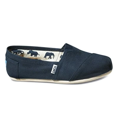 Imagen de TOMS TINY ALPARGATA, Mocasines Planos, Unisex niños, Azul (Azul Marino), 18.5 EU