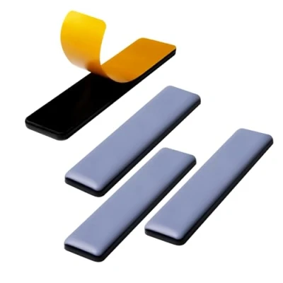 Imagen de Deslizadores autoadhesivos para Muebles, Poder moverlos sobre alfombras y Suelos de Madera Dura (4, Cuadrado,25mm*100mm)