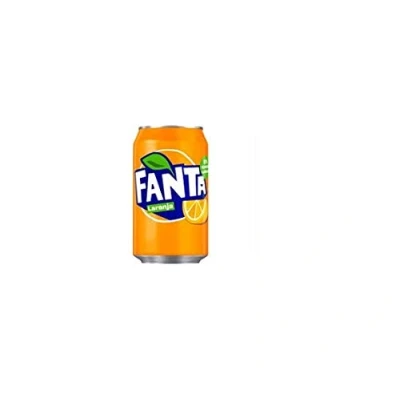 Imagen de Fanta Naranja Refresco con 8% de zumo naranja, bajo en calorías Pack 9 latas 330 ml
