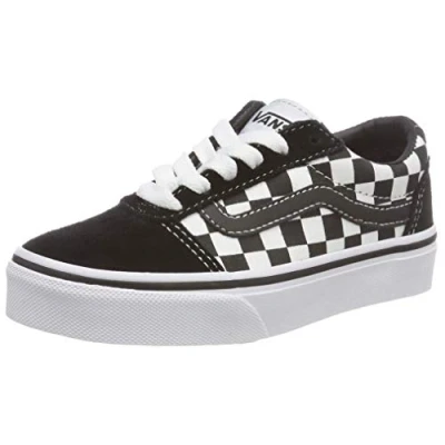 Imagen de Vans Ward, Zapatillas para Unisex niños, (CHECKERED) BLACK/TRUE WHITE, 37 EU