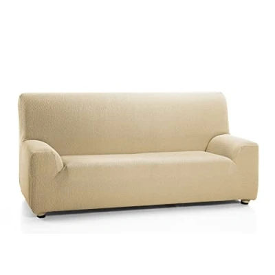 Imagen de Martina Home Funda Sofá Elástico Túnez 3 Plazas Beige (de 170 a 220 cm)