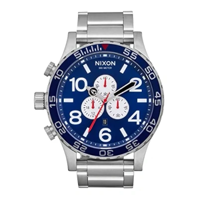 Imagen de Nixon Reloj Analógico para Unisex Adulto de maquinaria Japonesa Cuarzo con Correa en Acero Inoxidable A083 5091 00