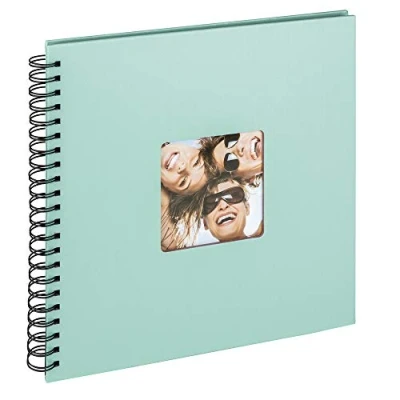 Imagen de walther design Álbum de fotos verde menta 30 x cm espiral con perforación, Fun SA 110 A