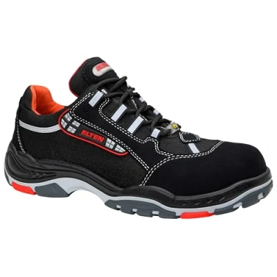 Imagen de Elten Cordura Senex S3 Zapatillas de seguridad (sin metal), color negro, talla 44