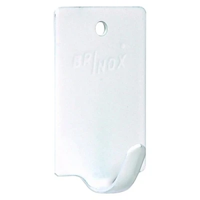 Imagen de Brinox B70250D Percha pequeña adhesiva, 2 x 3 1,1 cm, color lacado blanco