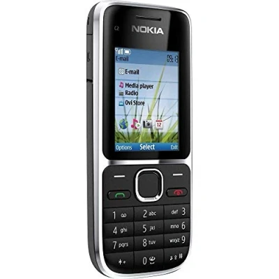 Imagen de Nokia C2 01 Móvil Vodafone Libre (Pantalla de 2&quot; 320 x 240, cámara 3.2 MP, 0.06 GB, S.O. Symbian), Negro