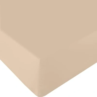 Imagen de Utopia Bedding sábana Bajera tamaño matrimonial, Bolsillo Profundo, Microfibra Suave, Resistente al Encogimiento y a la decoloración, fácil Cuidado, Solo 1 (Beige)