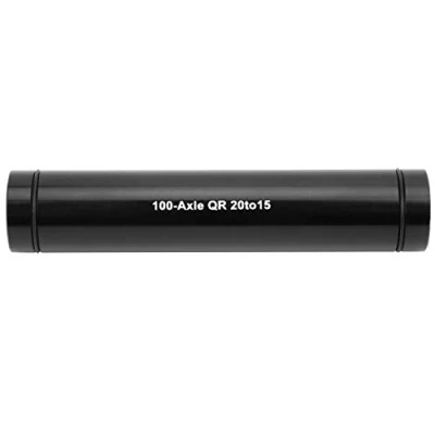 Imagen de VGEBY Eje del Tubo de los bujes Delanteros, Adaptador buje pasante la Bicicleta aleación Aluminio 20 mm a 15 mm(100 Open Gear)