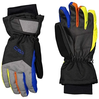 Imagen de CMP Guantes de esquí sarga para niños, Limonada real negra, 4