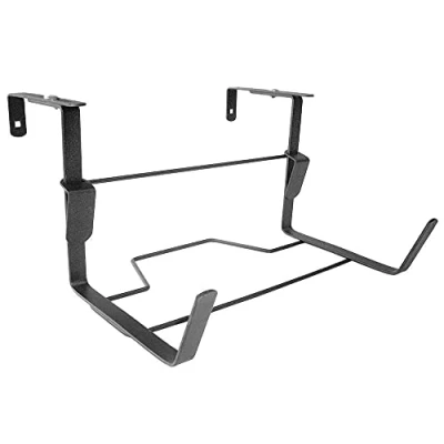 Imagen de Louis Moulin Soporte de Jardinera Hierro Plano, Fijaciones Ajustables, Color Gris Martillado 35 x 18 cm